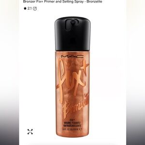 MAC
Bronzer Fix+ Primer and Setting Spray - Bronzelite. NEW IN Box